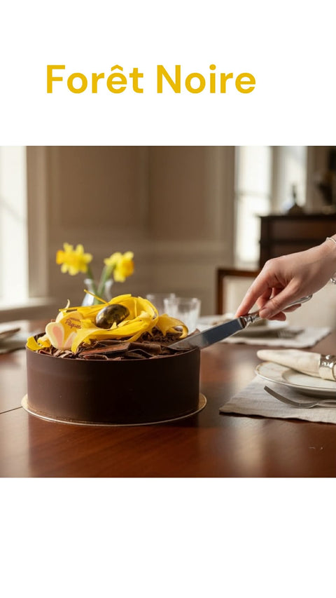 Gâteau Forêt Noire Déco de Pâques