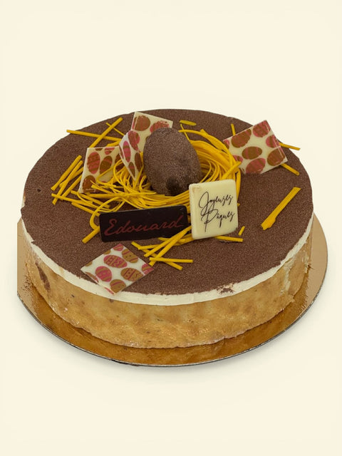Gâteau Tiramisu Déco de Pâques