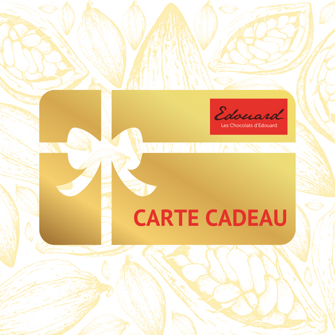 Carte Cadeaux des Chocolats D'Edouard